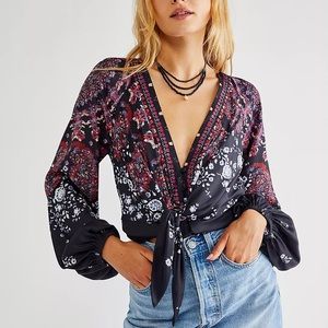 Free People Run Free Blouse